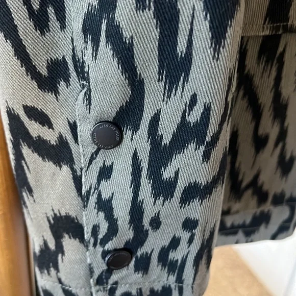 Avec Les Filles Cotton Twill Cargo jacket - Picture 6 of 9